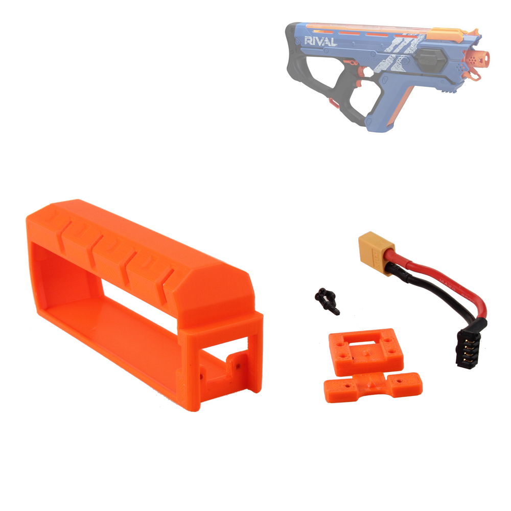 Worker Mod F10555 Extended Lipo Battery Cover 3D Printed for Nerf Rival Perses MXIX-5000 Modify Toy | Worker Mods - Workermod.com